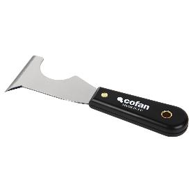 ESPATULA MULTIUSOS ACERO CARBONO MANGO PLASTICO 65MM