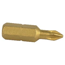 PUNTA DE TITANIO 1/4 25 MM PZ-1 VENTA UNITARIA