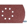 HOJA DE LIJADO LIJADORA PARED Y TECHO 8 AGUJEROS Ø225 MM G 120   CAJA 5 UNID.