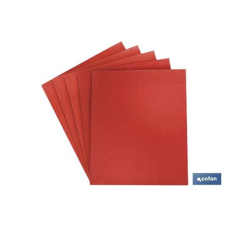 PLIEGO LIJA MADERA/PARED G.60 (230X280) VENTA UNITARIA