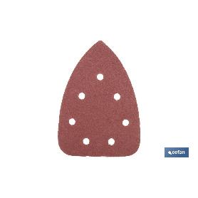 HOJA DE LIJADO LIJADORA MOUSE 7 AGUJEROS 100 X 140 MM G 120   CAJA 5 UNID.