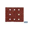 HOJA DE LIJADO LIJADORA ORBITAL 8 AGUJEROS 114 X 140 MM G 80   CAJA 5 UNID.