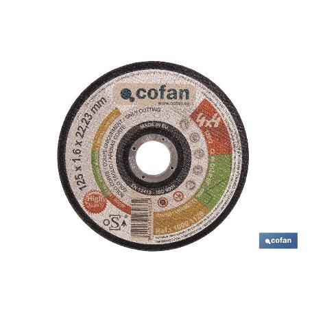 DISCO CORTE 4X4 DE 125X1,6X22,2