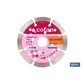 DISCO UNIVERSAL SEGMENTADO PRO 10-115 MM