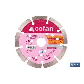 DISCO UNIVERSAL SEGMENTADO PRO 10-125 MM