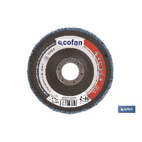 DISCO LAMINADO PROFESIONAL PLANO 115 MM. G-80 ZIRCONIO