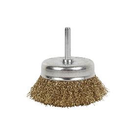 CEPILLO COPA ONDULADO 6XØ75 A.LATONADO 0.3MM