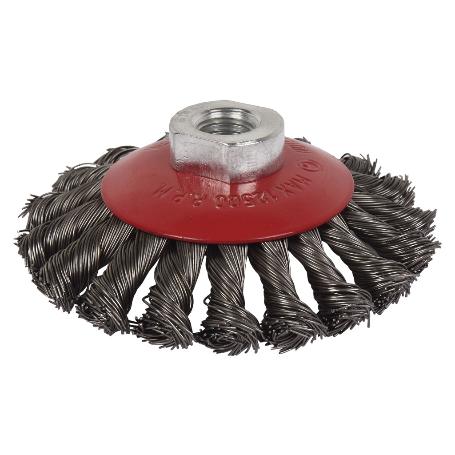 CEPILLO OBLICUO TRENZADO M14 Ø100 ACERO 0.5MM