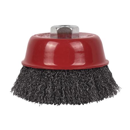 CEPILLO COPA ONDULADO M14 Ø100 ACERO 0.3MM