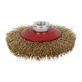 CEPILLO OBLICUO ONDULADO M14Ø100 A.LATON 0.3MM