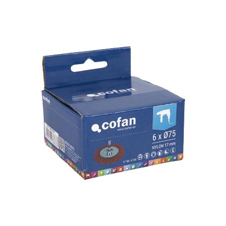 CEPILLO CIRCULAR DE NYLON 6 MM X Ø75