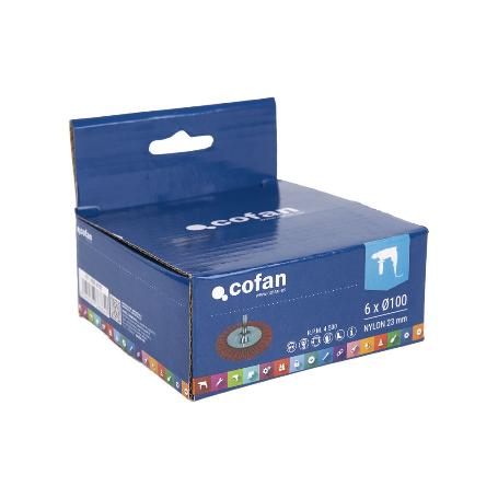 CEPILLO CIRCULAR DE NYLON 6 MM X Ø100