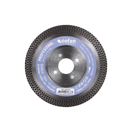DISCO DIAMANTE PORCELANICO EXTRAFINO H-10MM, 115MM