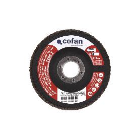 DISCO LAMINADO ESTANDAR INCLINADO 115 MM. G-80 ZIRCONIO VENTA UNITARIA