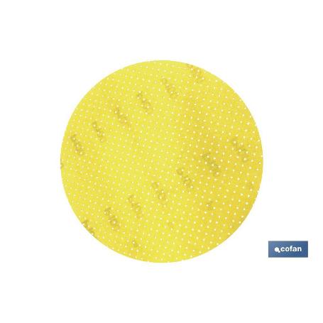 DISCO LIJA MICROPERFORADO ALTA CALIDAD C/VELCRO Ø225 G-180 VENTA UNITARIA
