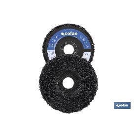 DISCO VELLON P/LIMPIEZA FIBRA-PLANO 180X22,2 VENTA UNITARIA