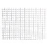 MALLA PLAST. CUADRADA JARDIN 5MM BLANCO 1X25M
