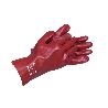 BLÍSTER DE GUANTE DE PVC ROJO 27 CM VENTA UNITARIA