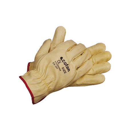 BLÍSTER DE GUANTE DE PIEL VACUNO AMARILLO TALLA 7 VENTA UNITARIA