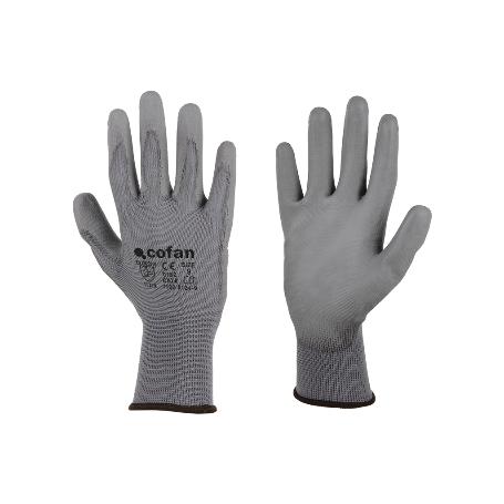 BLISTER G. 100%  POLIEST. IMPREG. PU GRIS T-8 VENTA UNITARIA