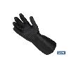 GUANTE NEGRO NEOPRENO 100% T 9   CAJA 12 UNID.