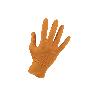 CAJA 100 UDS. GUANTES DE NITRILO NARANJA DIAMANTADO 8,5 G TALLA XL