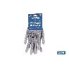 GUANTE ANTICORTE IMPREGNADO PU GRIS T-7   CAJA 12 UNID.
