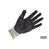 GUANTE ANTICORTE ULTRA LIGERO IMPREGNADO PU NEGRO T-8   CAJA 12 UNID.