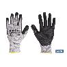 GUANTE ANTICORTE ULTRA LIGERO IMPREGNADO PU NEGRO T-8   CAJA 12 UNID.