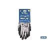 GUANTE ANTICORTE ULTRA LIGERO IMPREGNADO PU NEGRO T-9 VENTA UNITARIA