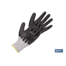 GUANTE PROTECTION 360 TPE ANTI IMPACTO Y ANTICORTE T-10   CAJA 12 UNID.