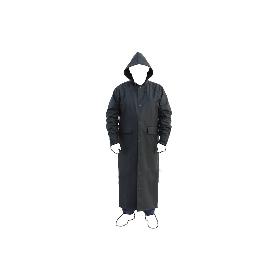 ABRIGO LARGO DE LLUVIA VERDE PU/PVC TALLA M