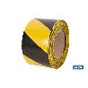 CINTA BALIZAM. AMARILLA/NEGRA 80MM X 200MTS