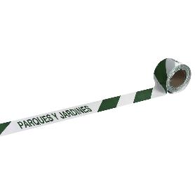 CINTA BALIZ. PARQUES Y JARDINES  80MMX100MTS