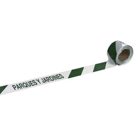 CINTA BALIZ. PARQUES Y JARDINES  80MMX100MTS