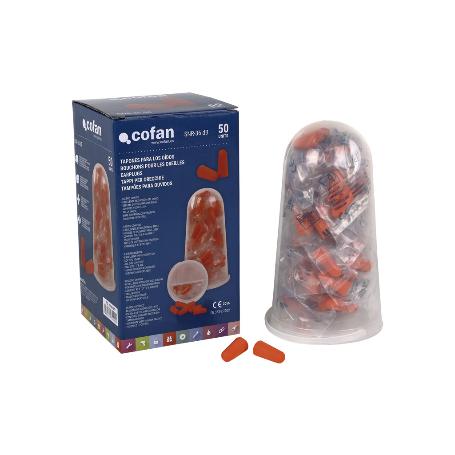 PACK 50 TAPONES (25 PAR) OIDOS  PU SNR36