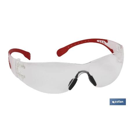 GAFAS SEGURIDAD SUPER LIGERA 18GRS LENTE CLARA