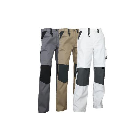 PANTALON TRABAJO LENOIR 280GMS/M GRIS-NEGRO T-38