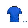 POLO FREYJA ELASTANO 210 G/M2 AZUL-NEGRO TALLA L