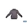 SUDADERA RANGER CUELLO CREMALLERA 280GMS GRIS-NEGRO T-XXXL