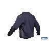 SUDADERA RANGER CUELLO CREMALLERA 280GMS AZUL-NEGRO T-XXXL