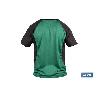 CAMISETA TRANSPIRABLE MODELO PILOTE VERDE-NEGRA 160 G/M2 TALLA-XXL