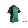 CAMISETA TRANSPIRABLE MODELO PILOTE VERDE-NEGRA 160 G/M2 TALLA-XXXL