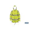 PARKA DE ALTA VISIBILIDAD MODELO ALDEBARÁN AMARILLO TALLA M