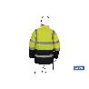 PARKA DE ALTA VISIBILIDAD MODELO DENEB AMARILLO Y AZUL TALLA S
