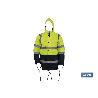 PARKA DE ALTA VISIBILIDAD MODELO DENEB AMARILLO Y AZUL TALLA XXXL