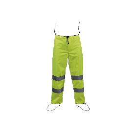 PANTALÓN DE LLUVIA DE ALTA VISIBILIDAD MODELO RIGEL AMARILLA TALLA S