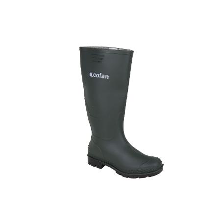 BOTA ALTA DE AGUA PVC VERDE TALLA 43