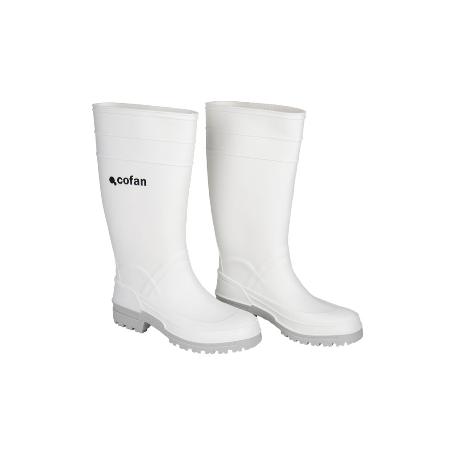 BOTA AGUA PVC BLANCA TALLA 44