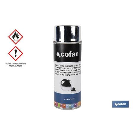 PINTURA CROMO PLATA 400 ML